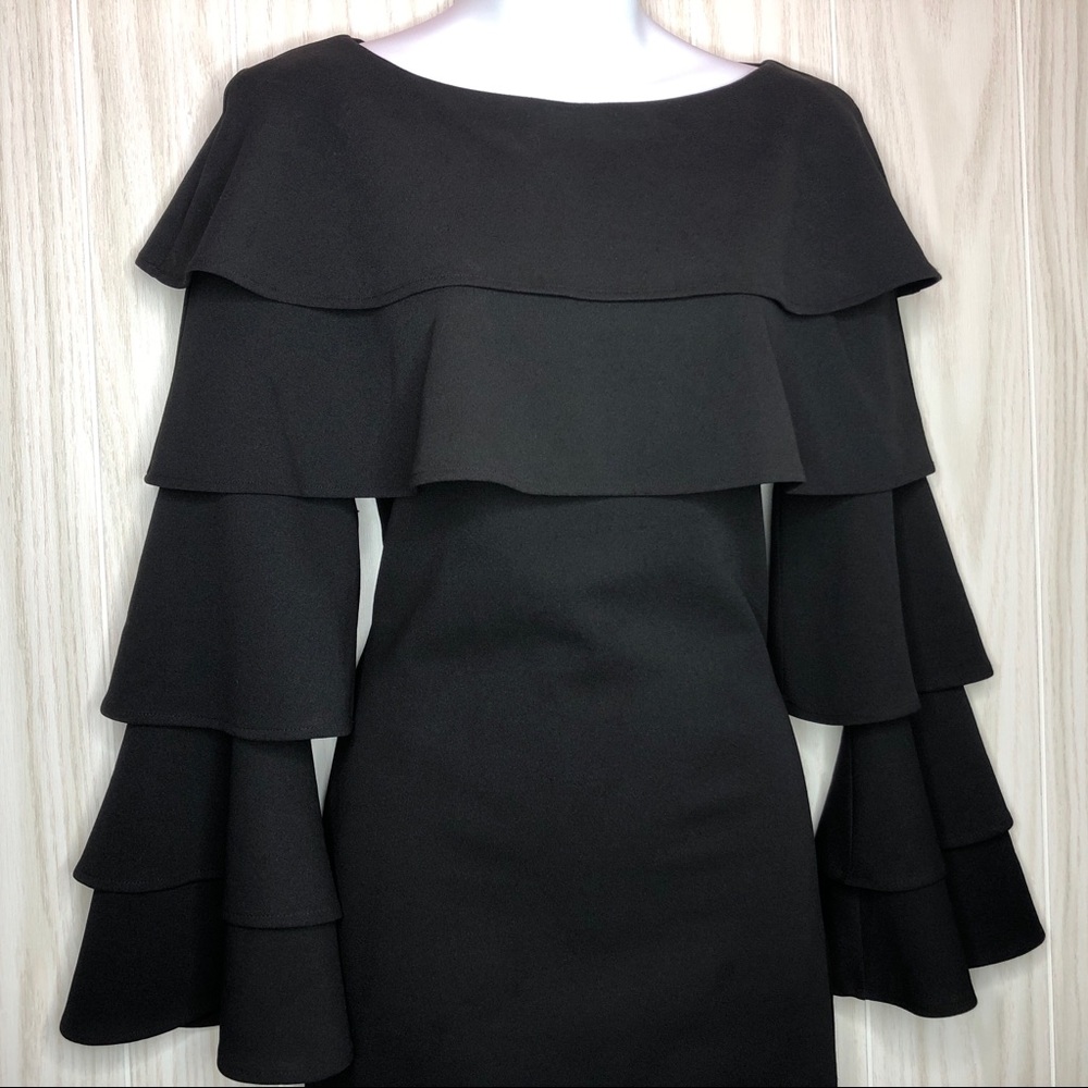 Gianni Bini Dorothy Knit Tiered Ruffle Dress - Picture 5 of 8